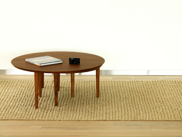 TAKANO MOKKOU BALLOON LIVING TABLE / 高野木工 バルーン リビングテーブル 90-3枚（ウォルナット） （テーブル > ローテーブル・リビングテーブル・座卓） 10