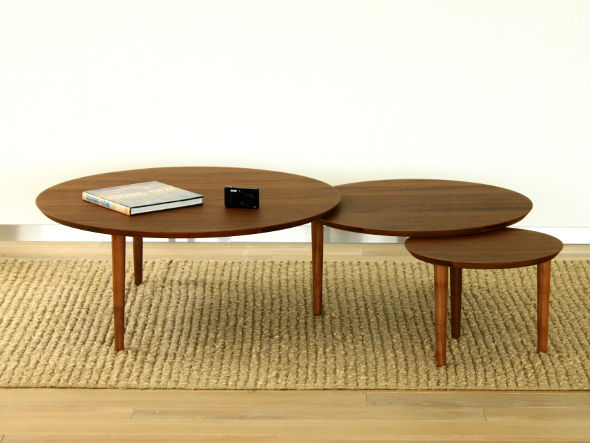 TAKANO MOKKOU BALLOON LIVING TABLE / 高野木工 バルーン リビングテーブル 90-3枚（ウォルナット） （テーブル > ローテーブル・リビングテーブル・座卓） 12