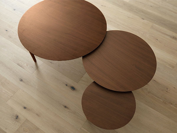 TAKANO MOKKOU BALLOON LIVING TABLE / 高野木工 バルーン リビングテーブル 90-3枚（ウォルナット） （テーブル > ローテーブル・リビングテーブル・座卓） 8