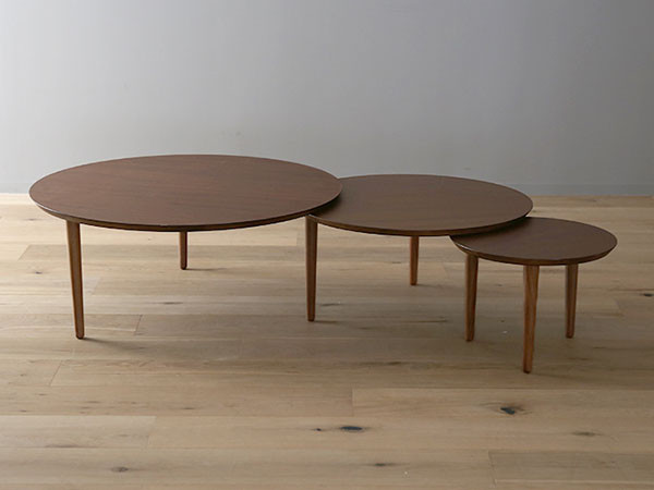 TAKANO MOKKOU BALLOON LIVING TABLE / 高野木工 バルーン リビングテーブル 90-3枚（ウォルナット） （テーブル > ローテーブル・リビングテーブル・座卓） 7