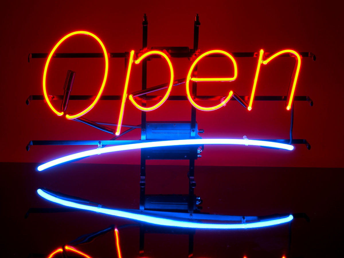 PENNY JAPAN Neon Sign Big Open / ペニージャパン ネオンサイン ...