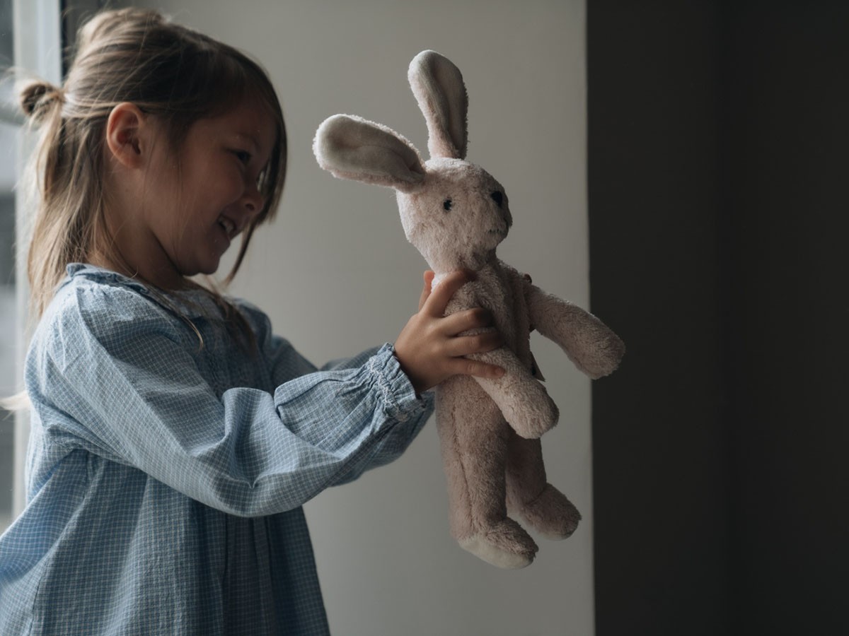 SENGER Naturwelt Floppy Animal Sakura Rabbit / ゼンガーナチュ