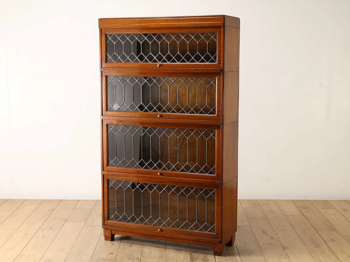 Lloyd's Antiques Real Antique 
Globe Wernicke Stacking Bookcase / ロイズ・アンティークス 英国アンティーク家具
グローブ ヴォニック スタッキングブックケース （収納家具 > キャビネット） 5