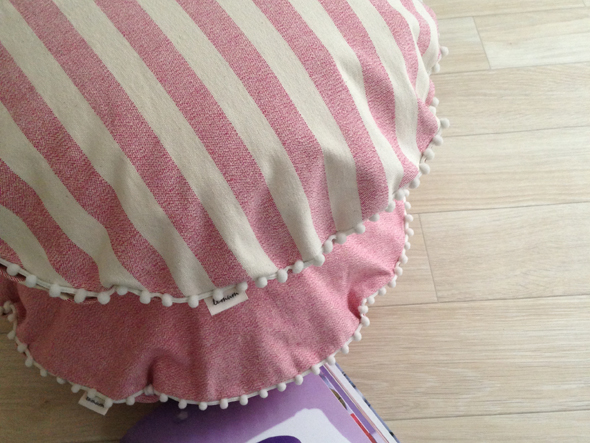 le mum canvas stripes cushion cover pompon R / ルムーム キャンバス ストライプス クッションカバー ポンポン R （クッション > クッション・クッションカバー） 5