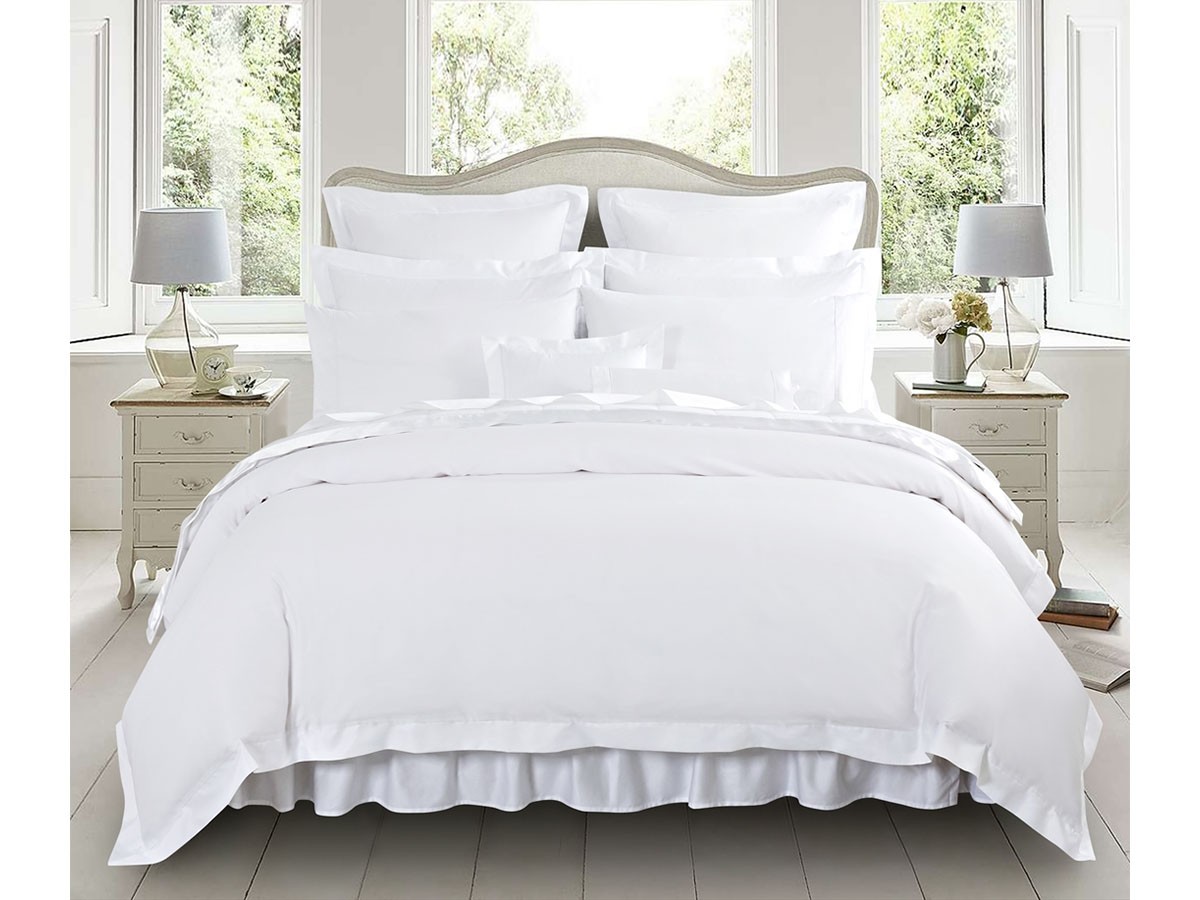 HOTEL LIKE INTERIOR 400TC Cotton Sateen Blanket / ホテルライクインテリア 400TC サテン織りブランケット （寝具・タオル > ベッドカバー・ベッドリネン） 5