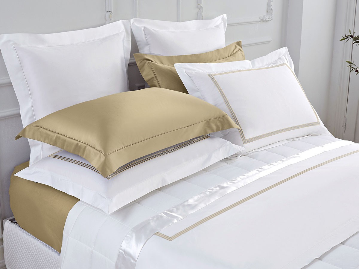HOTEL LIKE INTERIOR 400TC Cotton Sateen Blanket / ホテルライクインテリア 400TC サテン織りブランケット （寝具・タオル > ベッドカバー・ベッドリネン） 19