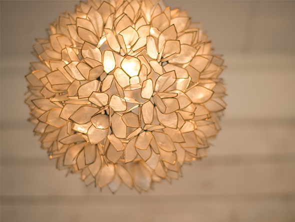 KAJA Shell Flower Lamp / カジャ シェル フラワーランプ Lサイズ （ライト・照明 > ペンダントライト） 12