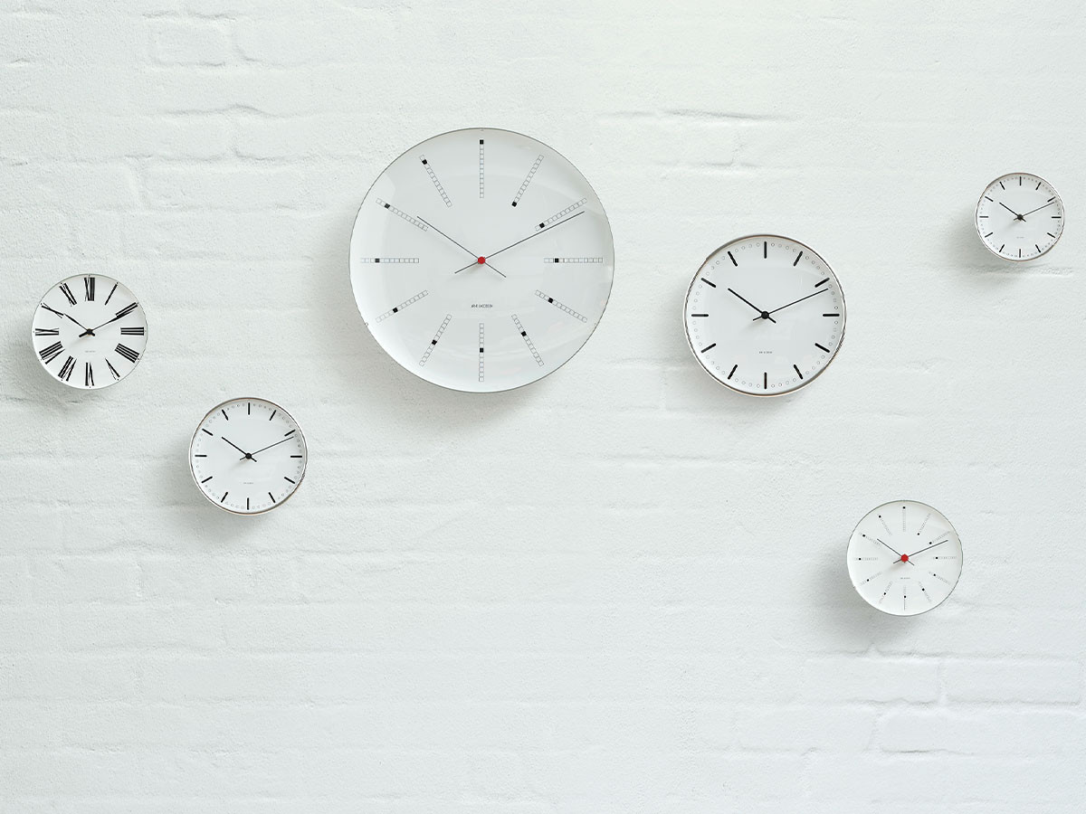 ARNE JACOBSEN
Bankers Wall Clock / アルネ・ヤコブセン
バンカーズ ウォールクロック 直径21cm （時計 > 壁掛け時計） 14