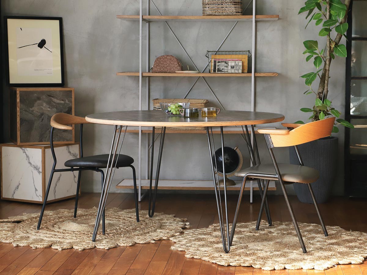 a.depeche CANTY round table 1200 / アデペシュ キャンティ ラウンドテーブル 1200 スチールレッグ 001 （テーブル > ダイニングテーブル） 6