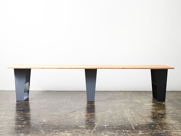 FIEL Takeshi + Table Top / フィール タケシ レッグ × 3 + テーブルトップL × 2（連結） （テーブル > ミーティング・会議用テーブル） 1
