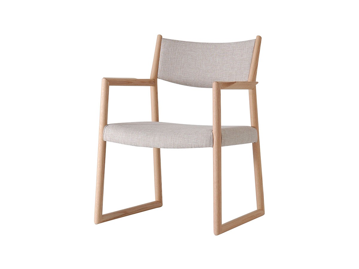 日進木工 SLOW Living Dining Armchair / にっしんもっこう スロウ リビングダイニング アームチェア （チェア・椅子 > ダイニングチェア） 2
