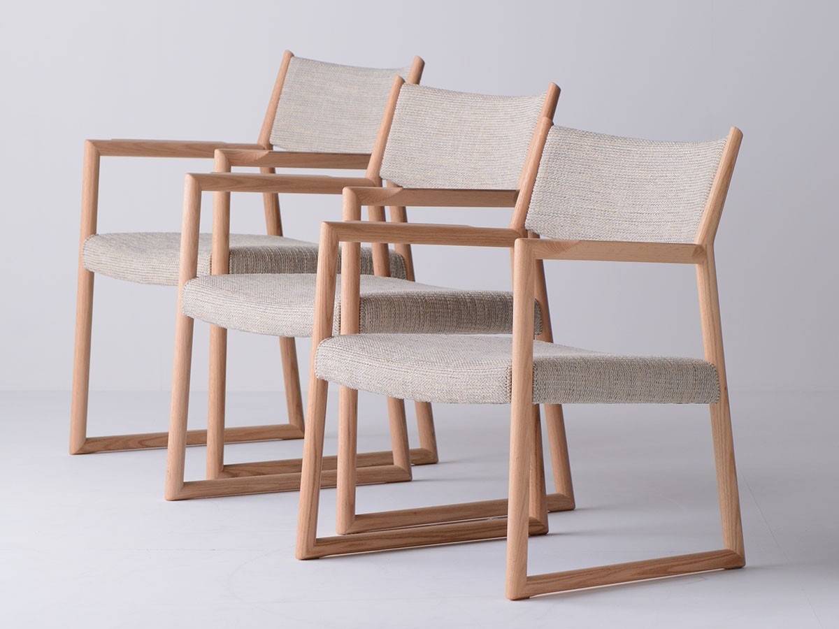 日進木工 SLOW Living Dining Armchair / にっしんもっこう スロウ リビングダイニング アームチェア （チェア・椅子 > ダイニングチェア） 11