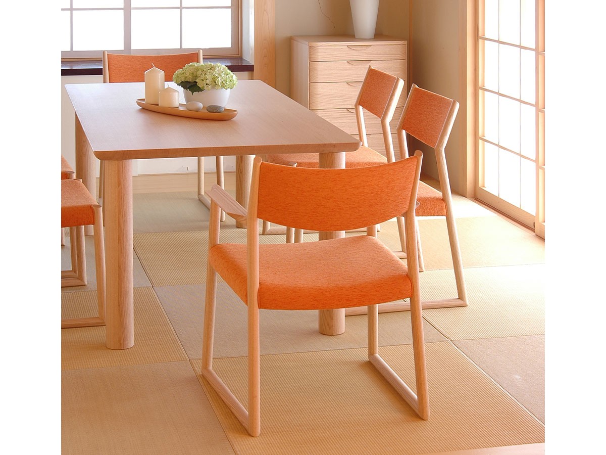 日進木工 SLOW Living Dining Armchair / にっしんもっこう スロウ リビングダイニング アームチェア （チェア・椅子 > ダイニングチェア） 8
