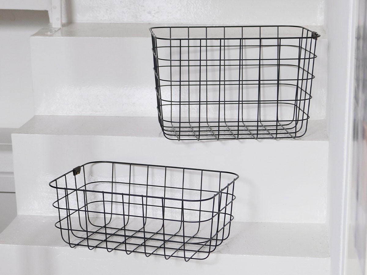 MOHEIM WIRE BASKET / モヘイム ワイヤーバスケット M （雑貨・その他インテリア家具 > かご・バスケット） 5