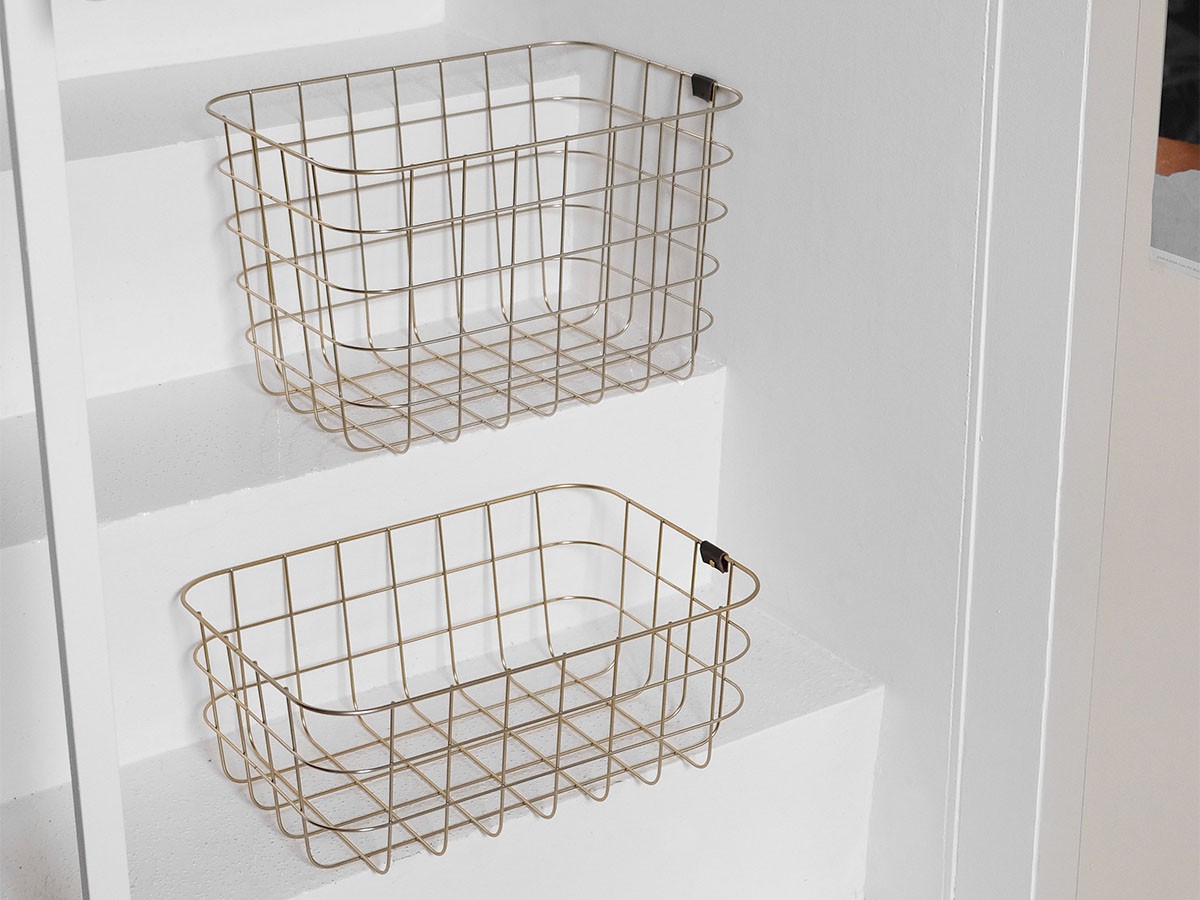 MOHEIM WIRE BASKET / モヘイム ワイヤーバスケット M （雑貨・その他インテリア家具 > かご・バスケット） 7