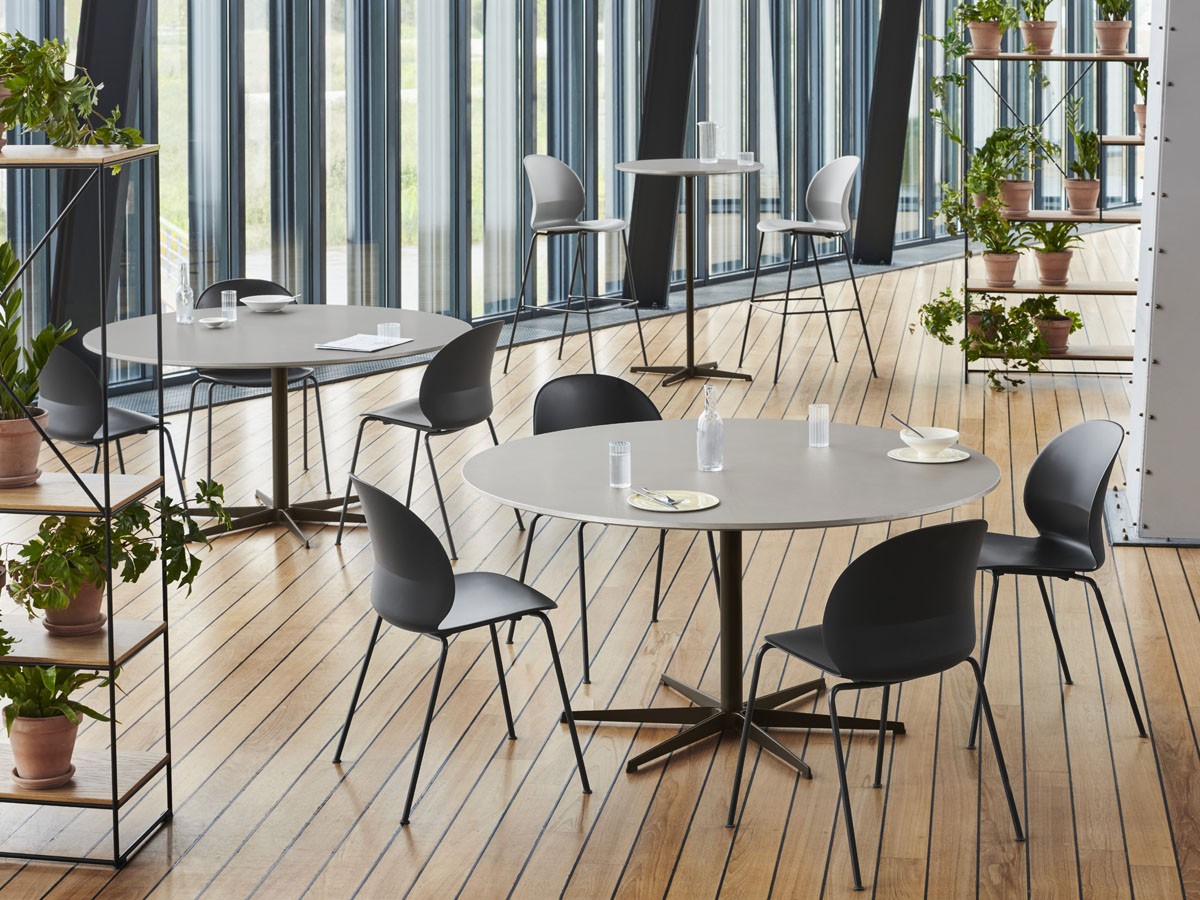 FRITZ HANSEN TABLE SERIES CIRCULAR / フリッツ・ハンセン テーブルシリーズ 円形テーブル 6スターベース A825  / A826 - インテリア・家具通販【FLYMEe】