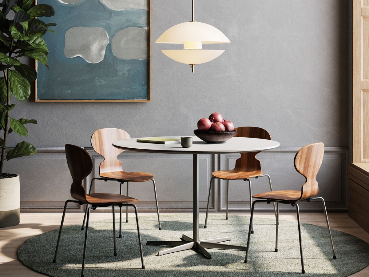 FRITZ HANSEN TABLE SERIES
CIRCULAR / フリッツ・ハンセン テーブルシリーズ
円形テーブル 6スターベース A825 / A826 （テーブル > ダイニングテーブル） 7