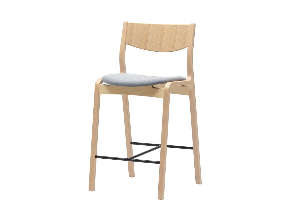 天童木工 Ripple Counter Chair / てんどうもっこう リップル カウンターチェア ロー （チェア・椅子 > カウンターチェア・バーチェア） 2