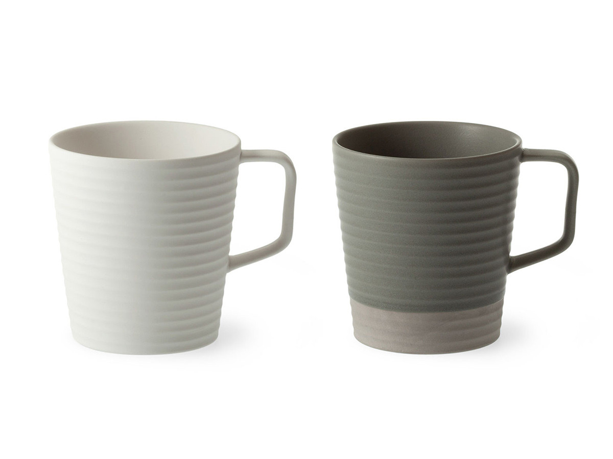 LIVING TALK Mugcup Pair Circle