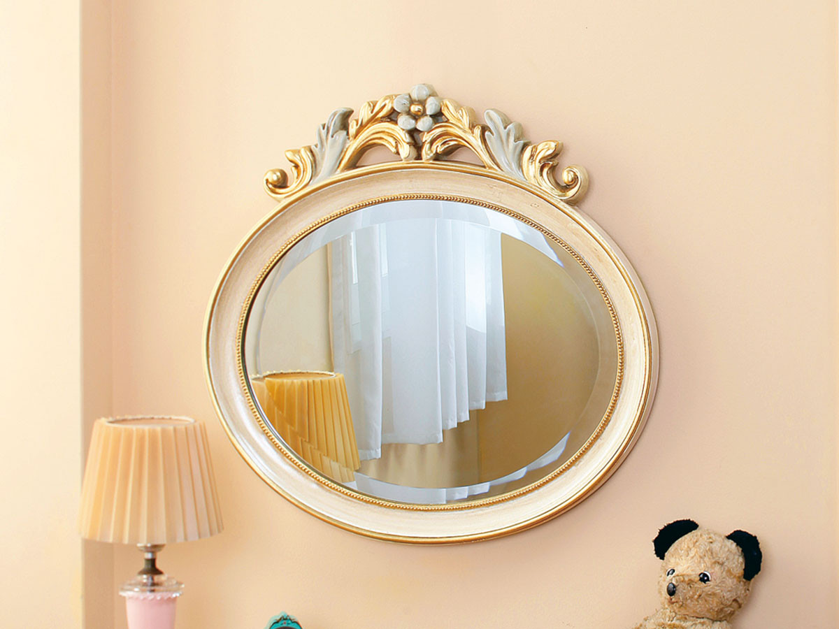 フライミーブラン　ウォールミラー「m77348」 シャンパンゴールド 約7.1万 FLYMEe Blanc WALL MIRROR / フライミーブラン ウォールミラー m779