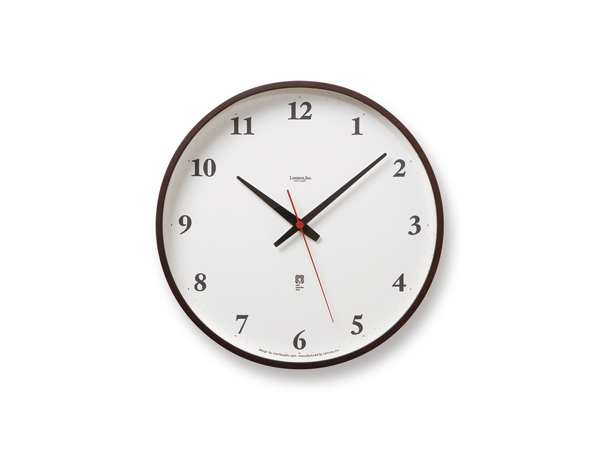 Lemnos Plywood clock / レムノス プライウッド クロック L（旧仕様） （時計 > 壁掛け時計） 2
