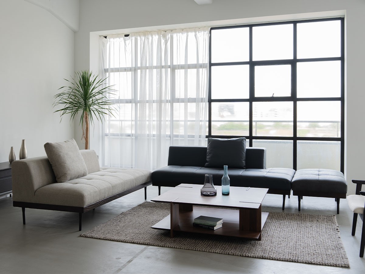 NOWHERE LIKE HOME SIGLS Ottoman / ノーウェアライクホーム シグルス オットマン シルキーレザーテックス （ソファ > オットマン） 2