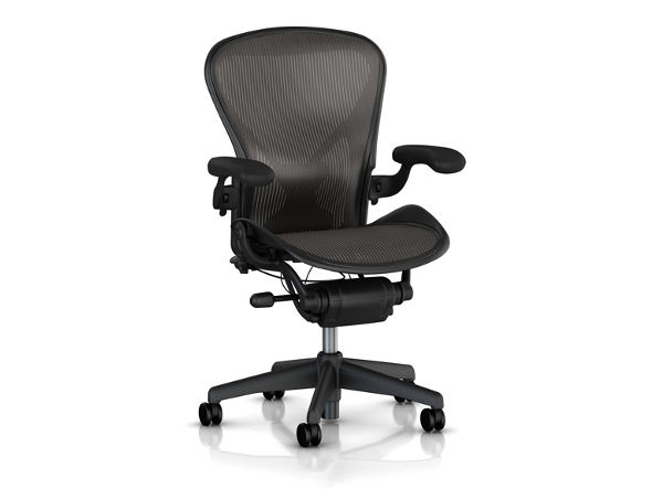 Herman Miller Aeron Chair Bサイズ AE113AWB PJ G1 BB BK 3D01