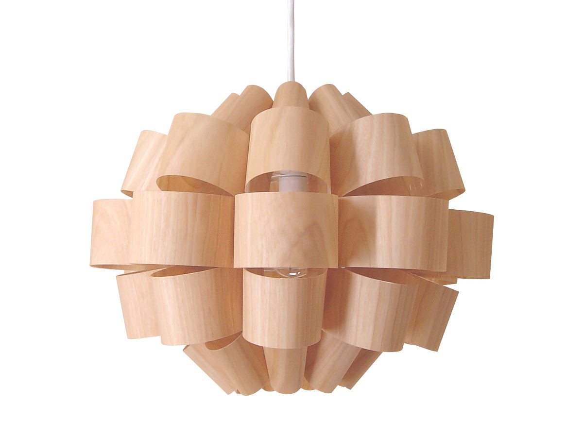 TOSHIYUKI TANI P.P. WOOD LAMP SHADE Don2-wood / 谷 俊幸 P.P. ランプシェード どん2 ウッド （ライト・照明 > ペンダントライト） 1