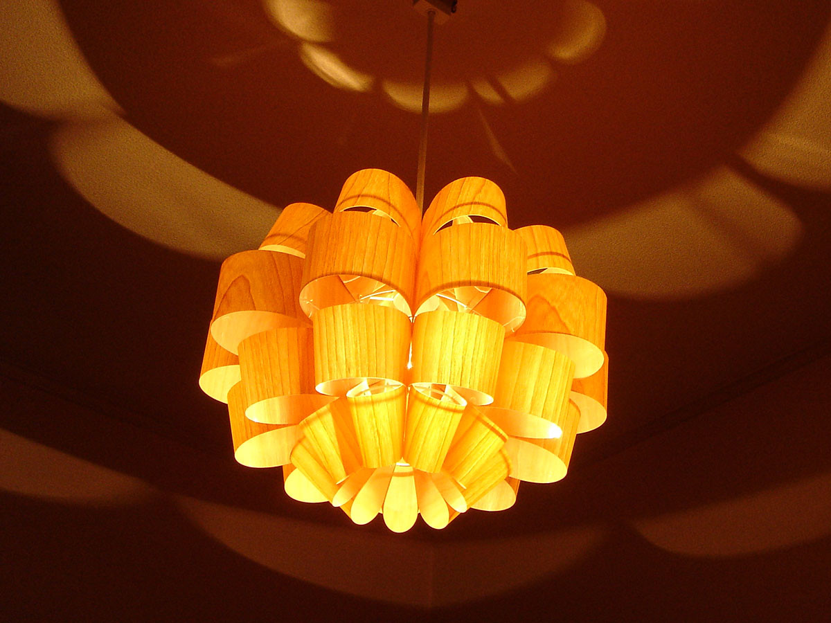 TOSHIYUKI TANI P.P. WOOD LAMP SHADE Don2-wood / 谷 俊幸 P.P. ランプシェード どん2 ウッド （ライト・照明 > ペンダントライト） 3