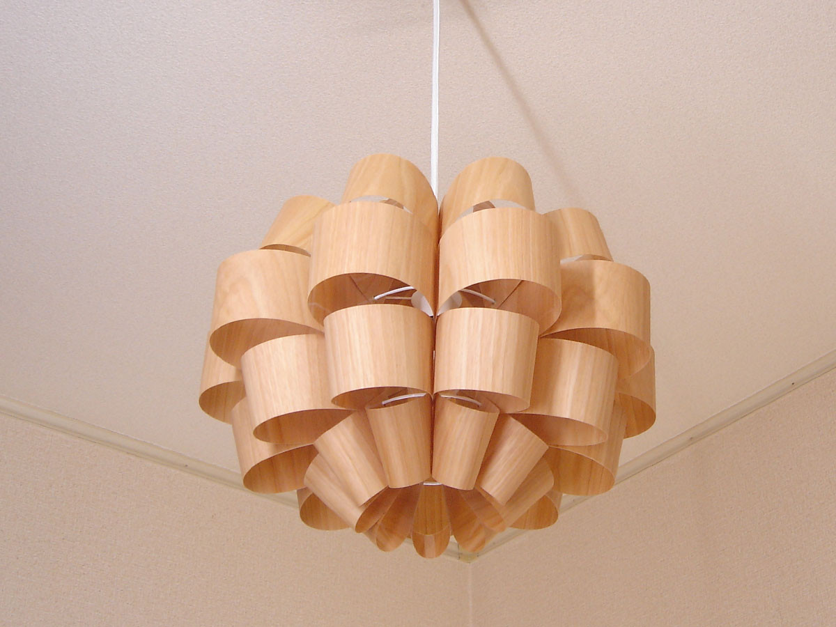 TOSHIYUKI TANI P.P. WOOD LAMP SHADE Don2-wood / 谷 俊幸 P.P. ランプシェード どん2 ウッド （ライト・照明 > ペンダントライト） 5