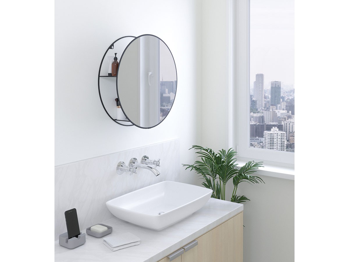 Umbra Cirko Mirror / アンブラ サーコ ミラー （収納家具 > 壁掛け収納） 2