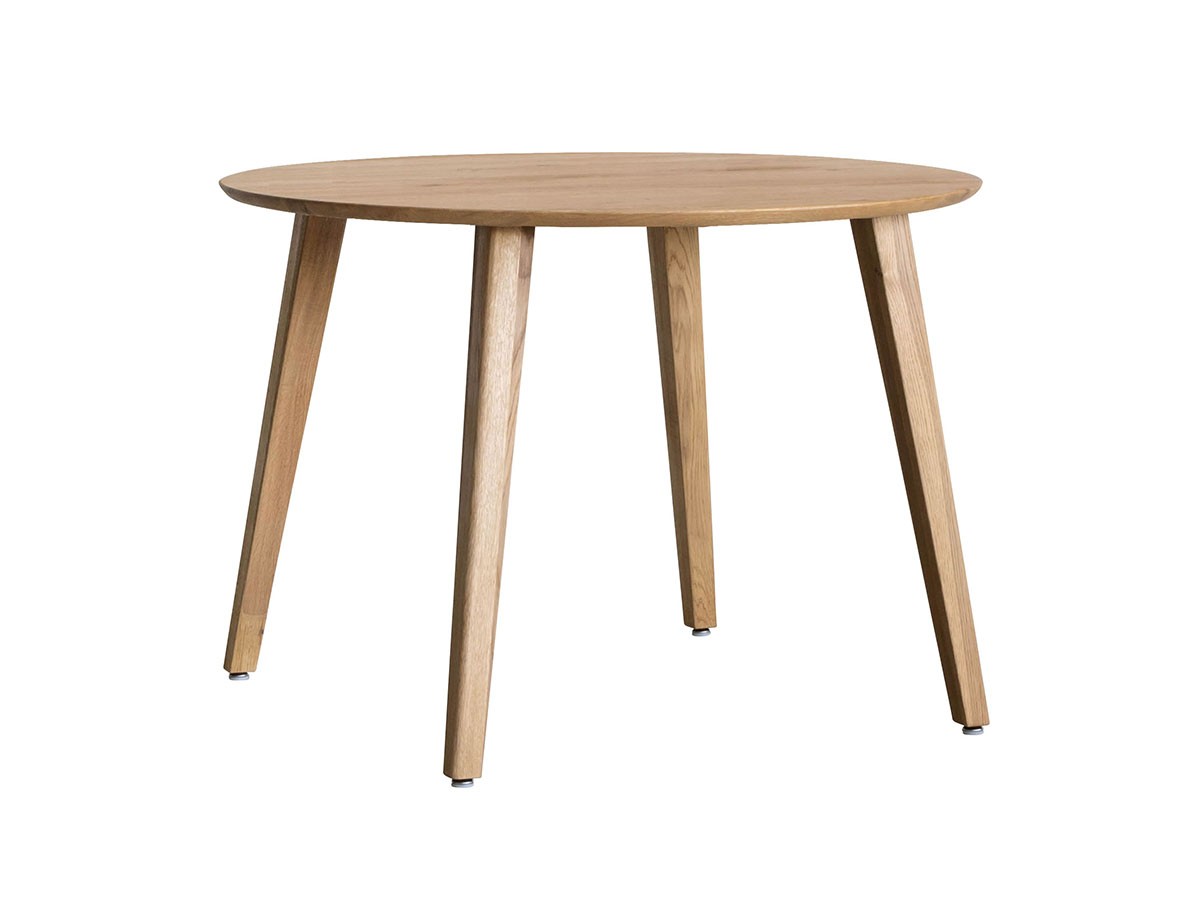 Easy Life MEATH DINING TABLE / イージーライフ ミース ダイニングテーブル
ラウンド天板（直径110cm）+ No.1脚（木角脚） （テーブル > ダイニングテーブル） 1