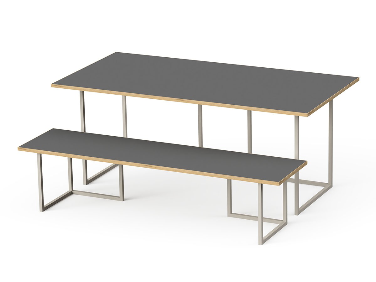 stiiilll Table Set / スティール テーブルセット
メラミンウッド天板 + スチール脚 L （テーブル > ダイニングテーブル） 26