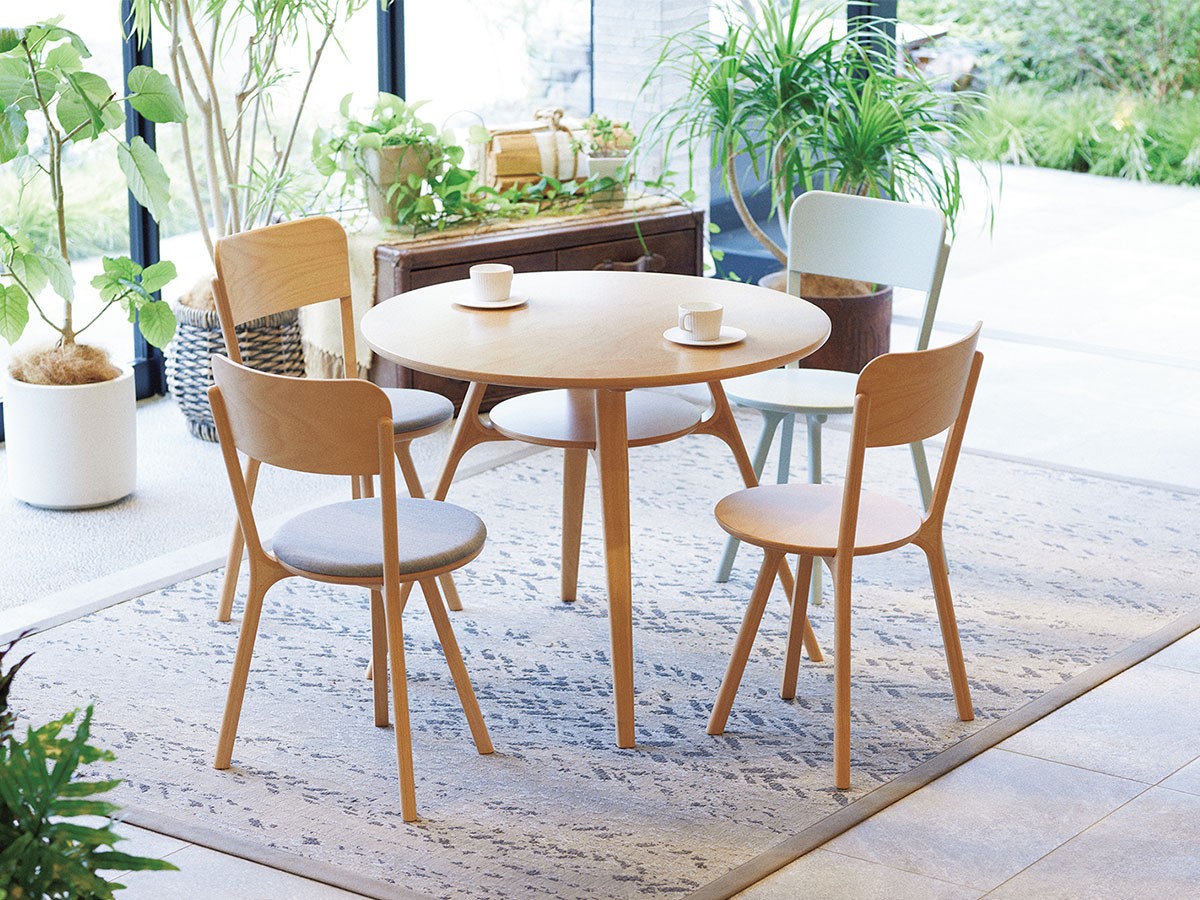 天童木工 Bambi Dining Table / てんどうもっこう バンビ ダイニングテーブル 直径90cm（ホワイトビーチ） （テーブル > ダイニングテーブル） 4