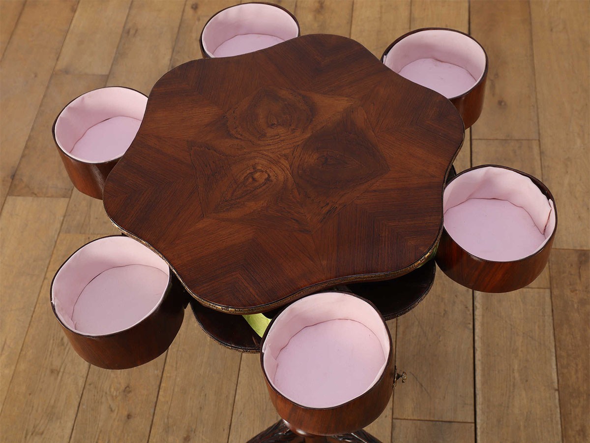 Lloyd's Antiques Real Antique
Jewelry Trinket Table / ロイズ・アンティークス 英国アンティーク家具
ジュエリートリンケットテーブル （テーブル > サイドテーブル） 12