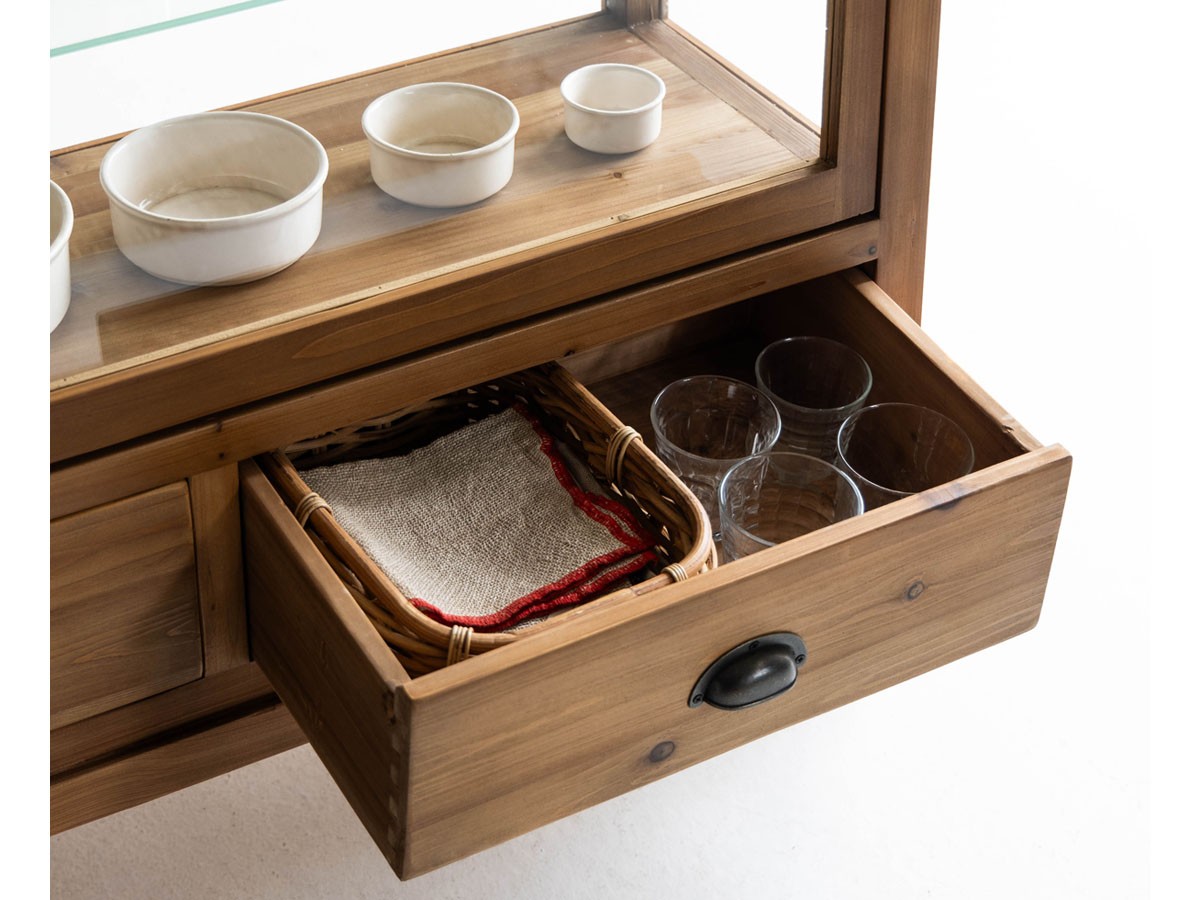 Knot antiques ASAHI GLASS CABINET / ノットアンティークス アサヒ ガラスキャビネット （収納家具 > キャビネット） 8