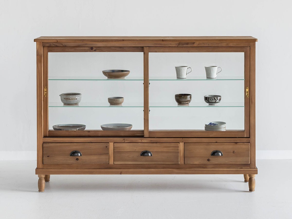 Knot antiques ASAHI GLASS CABINET / ノットアンティークス アサヒ ガラスキャビネット （収納家具 > キャビネット） 15