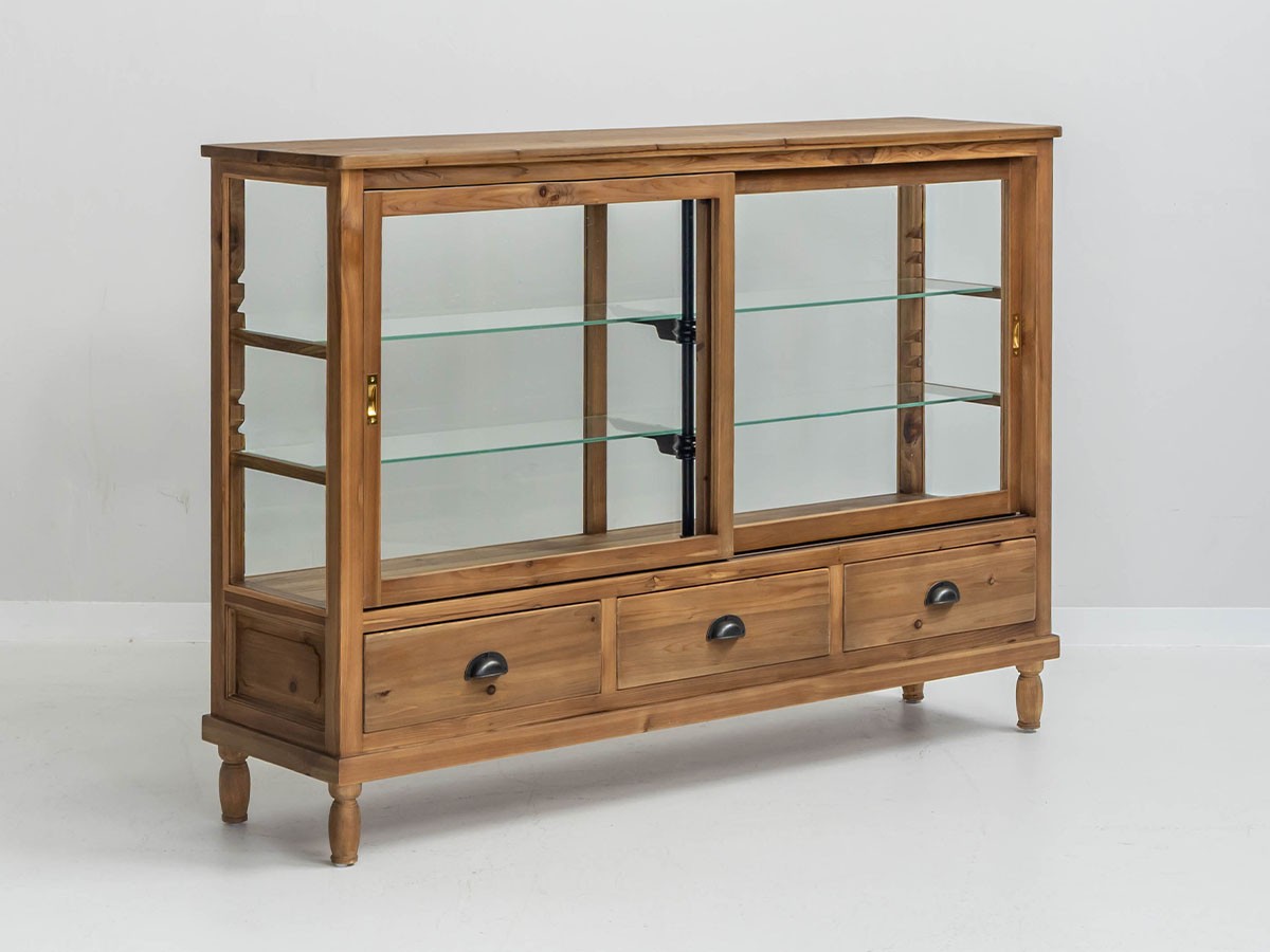 Knot antiques ASAHI GLASS CABINET / ノットアンティークス アサヒ ガラスキャビネット （収納家具 > キャビネット） 12