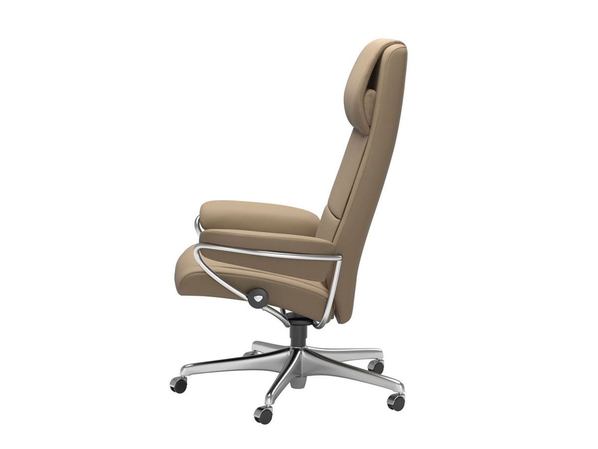 Stressless Stressless Paris Office High Back / ストレスレス ストレスレス パリ オフィス ハイバック（フンギ / クロム） （チェア・椅子 > オフィスチェア・デスクチェア） 5