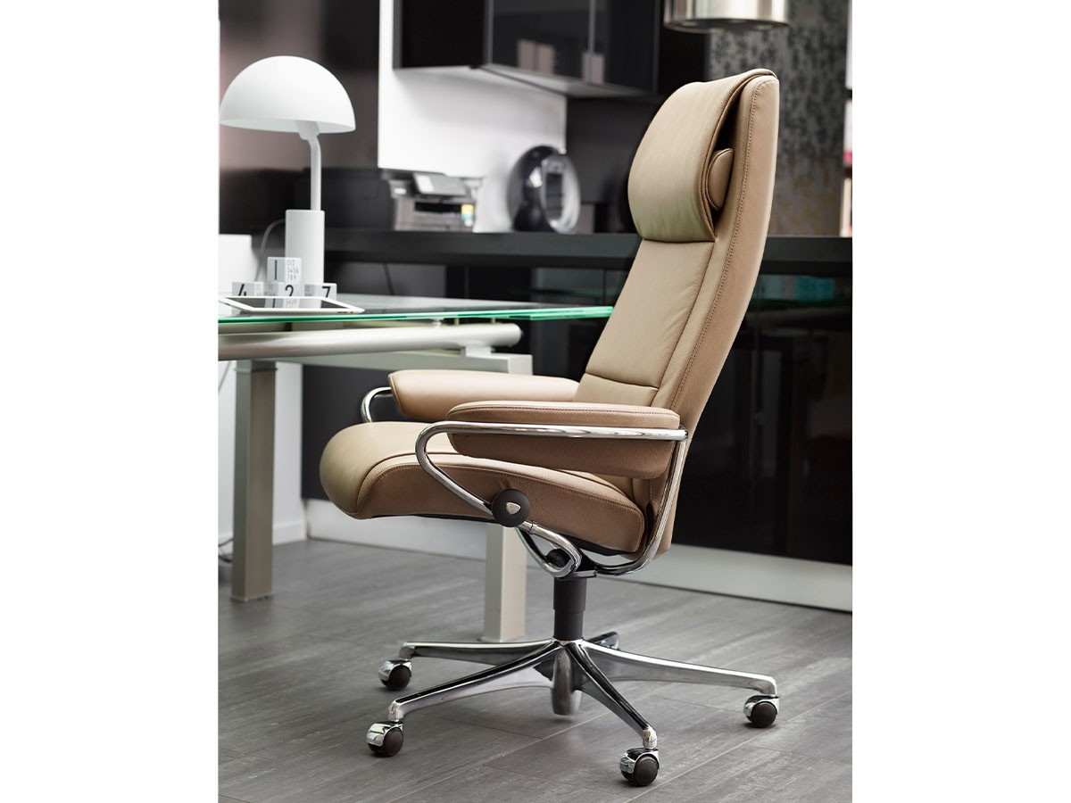 Stressless Stressless Paris Office High Back / ストレスレス ストレスレス パリ オフィス ハイバック（フンギ / クロム） （チェア・椅子 > オフィスチェア・デスクチェア） 2