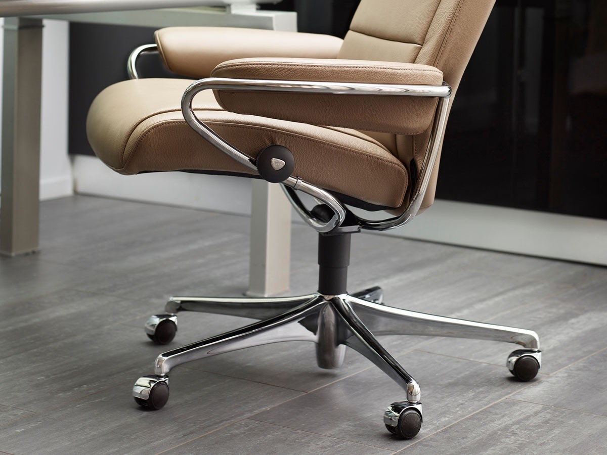 Stressless Stressless Paris Office High Back / ストレスレス ストレスレス パリ オフィス ハイバック（フンギ / クロム） （チェア・椅子 > オフィスチェア・デスクチェア） 4