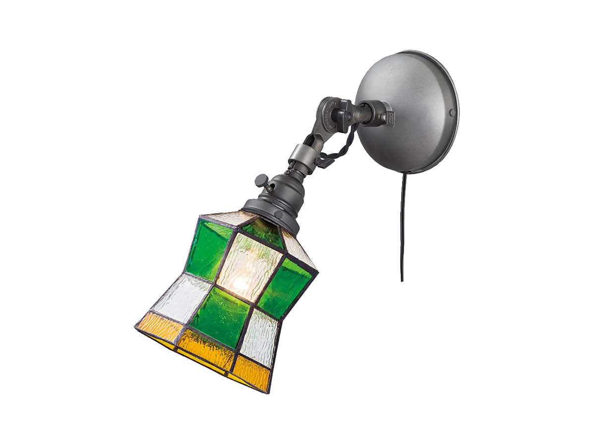 CUSTOM SERIES
Engineer Wall Lamp S × Stained Glass Helm / カスタムシリーズ
エンジニアウォールランプS × ステンドグラス（ヘルム） （ライト・照明 > ブラケットライト・壁掛け照明） 1