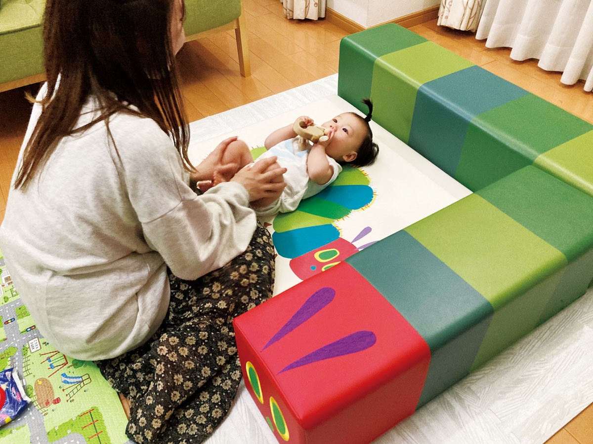 Hagu はらぺこあおむし / ハグ はらぺこあおむし 1面セット コ字 （キッズ家具・ベビー用品 > キッズスペース） 5