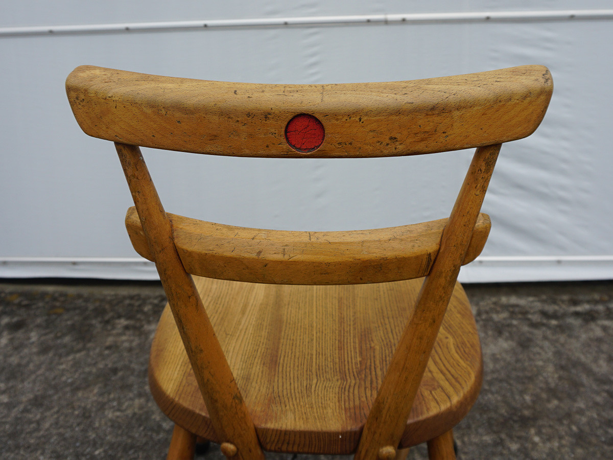 RE : Store Fixture UNITED ARROWS LTD. Double Back Chair Red Dot / リ ストア フィクスチャー ユナイテッドアローズ ダブルバックチェア レッドドット （キッズ家具・ベビー用品 > キッズチェア・ベビーチェア） 12