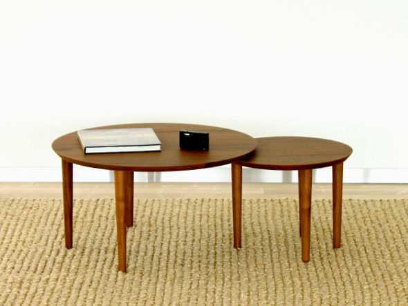 TAKANO MOKKOU BALLOON LIVING TABLE / 高野木工 バルーン リビングテーブル 69-2枚（ウォルナット） （テーブル > ローテーブル・リビングテーブル・座卓） 9
