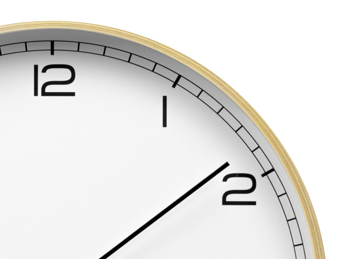 HUYGENS Wall clock wood35 white arabic / ホイヘンス ウォールクロック ウッド35 ホワイト アラビック （時計 > 壁掛け時計） 6