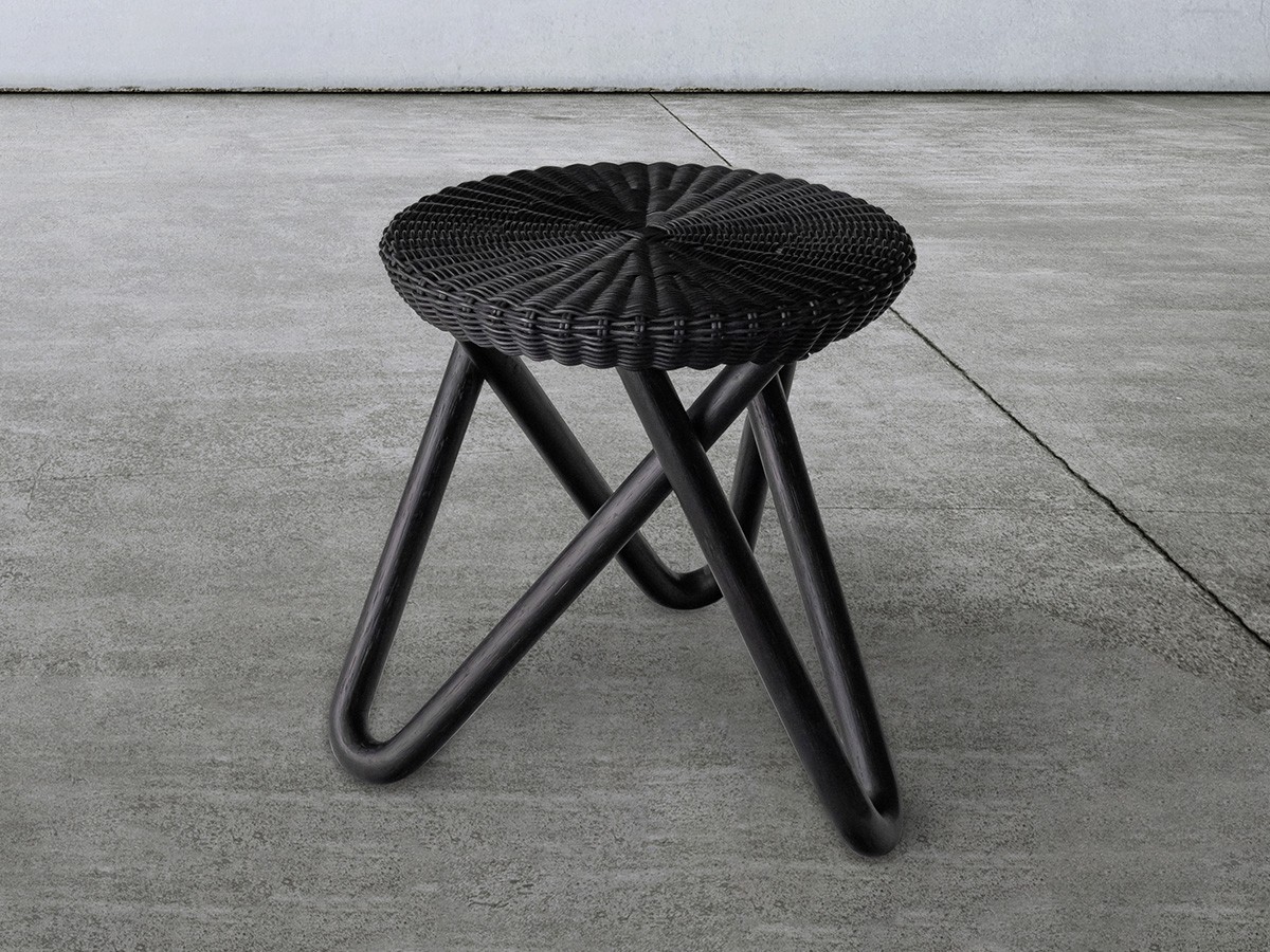 SHIKADA SHITSURAI RATTAN KK Series Stool / シカダ シツライ ラタン 隈研吾シリーズ スツール KKST110 (チェア・椅子 > スツール) 1
