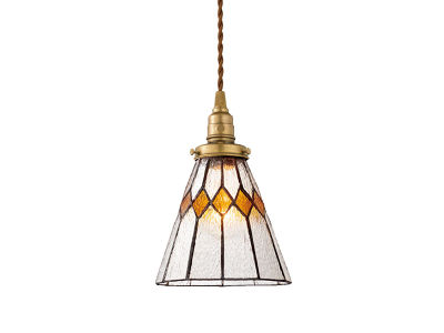 FLYMEe Factory CUSTOM SERIESBrass Pendant Light × Stained