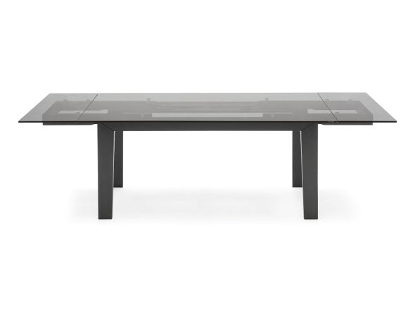 connubia MAESTRO / コヌビア マエストロ ガラストップ 伸長式テーブル
（グラファイト × スモークグレー）
CB / 4086 P132 GTG （テーブル > ダイニングテーブル） 3