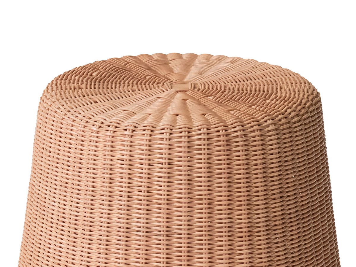 SHIKADA SHITSURAI RATTAN KK Series Round Stool / シカダ シツライ ラタン 隈研吾シリーズ ラウンドスツール （チェア・椅子 > スツール） 3